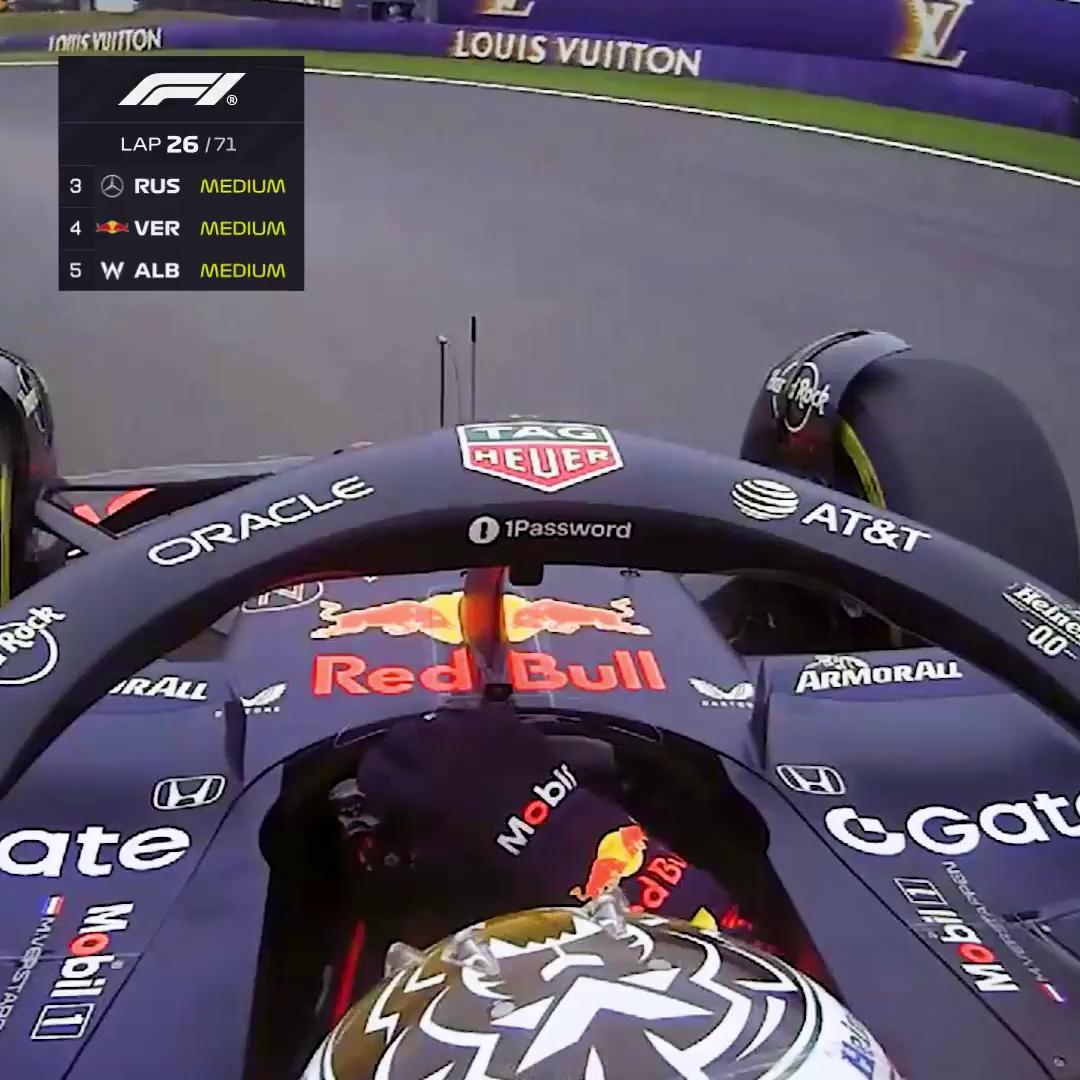 红牛二队力克阿斯顿马丁，维斯塔潘高光表现